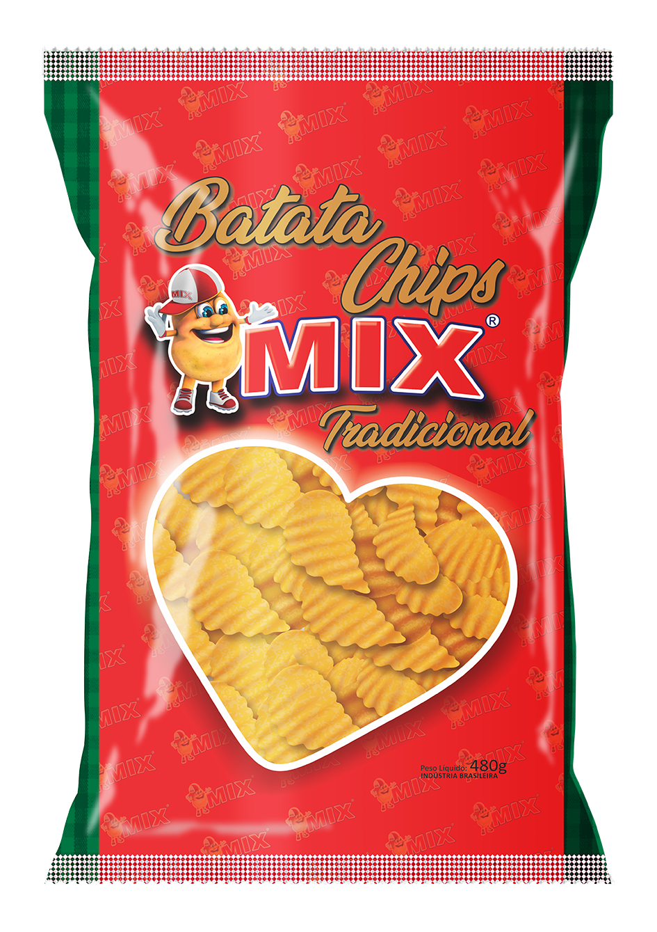 Batata Chips Sabor Original 480g ONDULADA